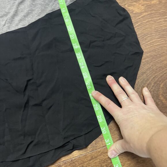 Artistic Works By Lu Gray Black Lightweight Cowl Neck Tunic Size Medium - Picture 5 of 8